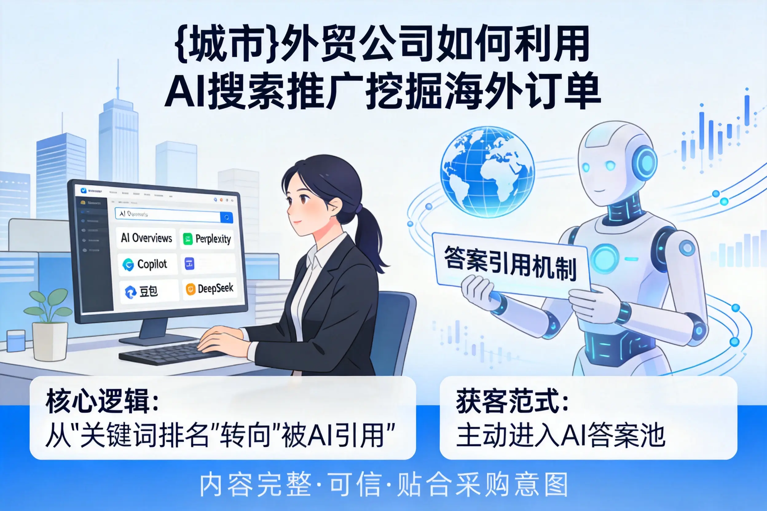 拉萨外贸公司如何利用AI搜索推广挖掘海外订单