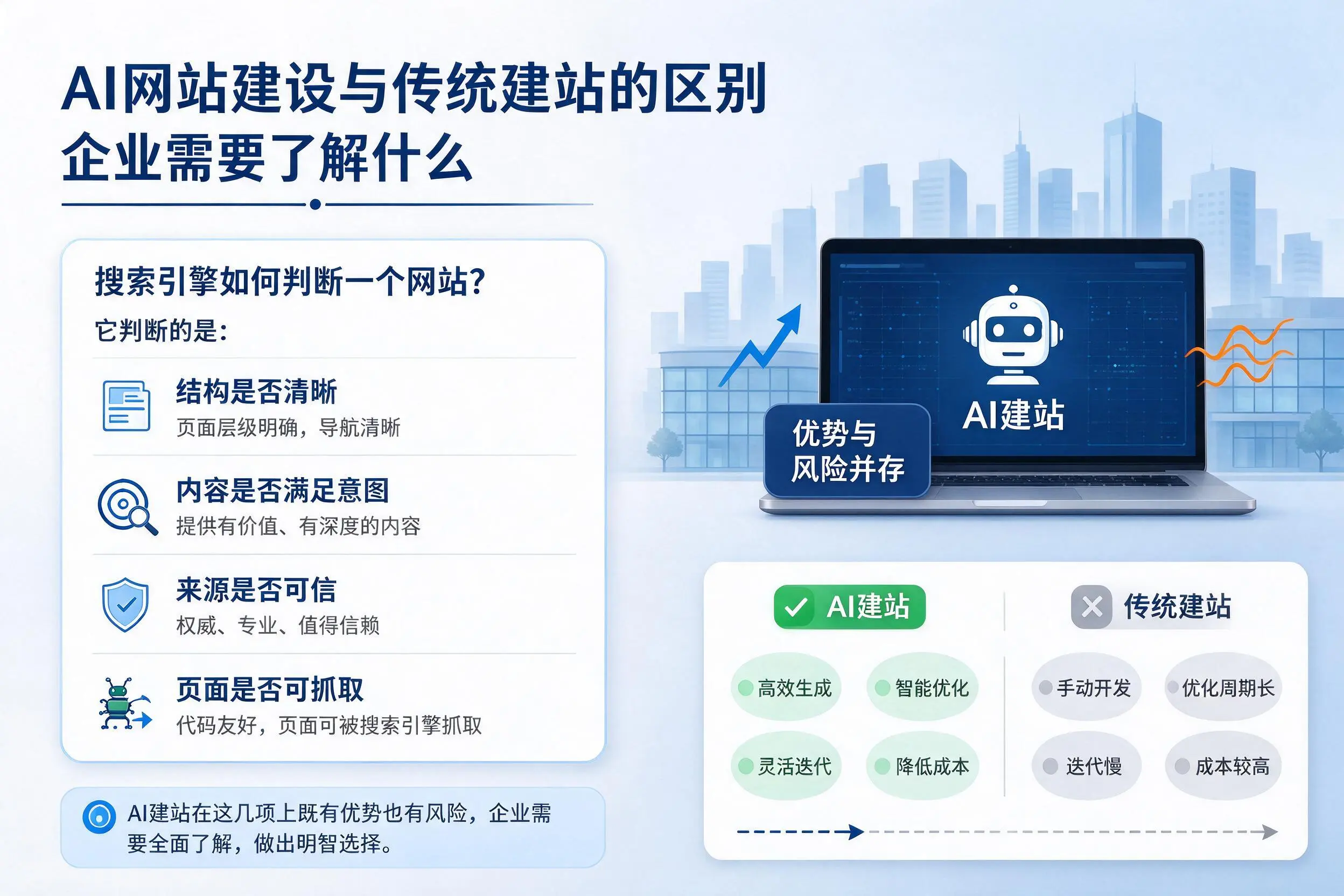 AI网站建设与传统建站的区别，拉萨企业需要了解什么