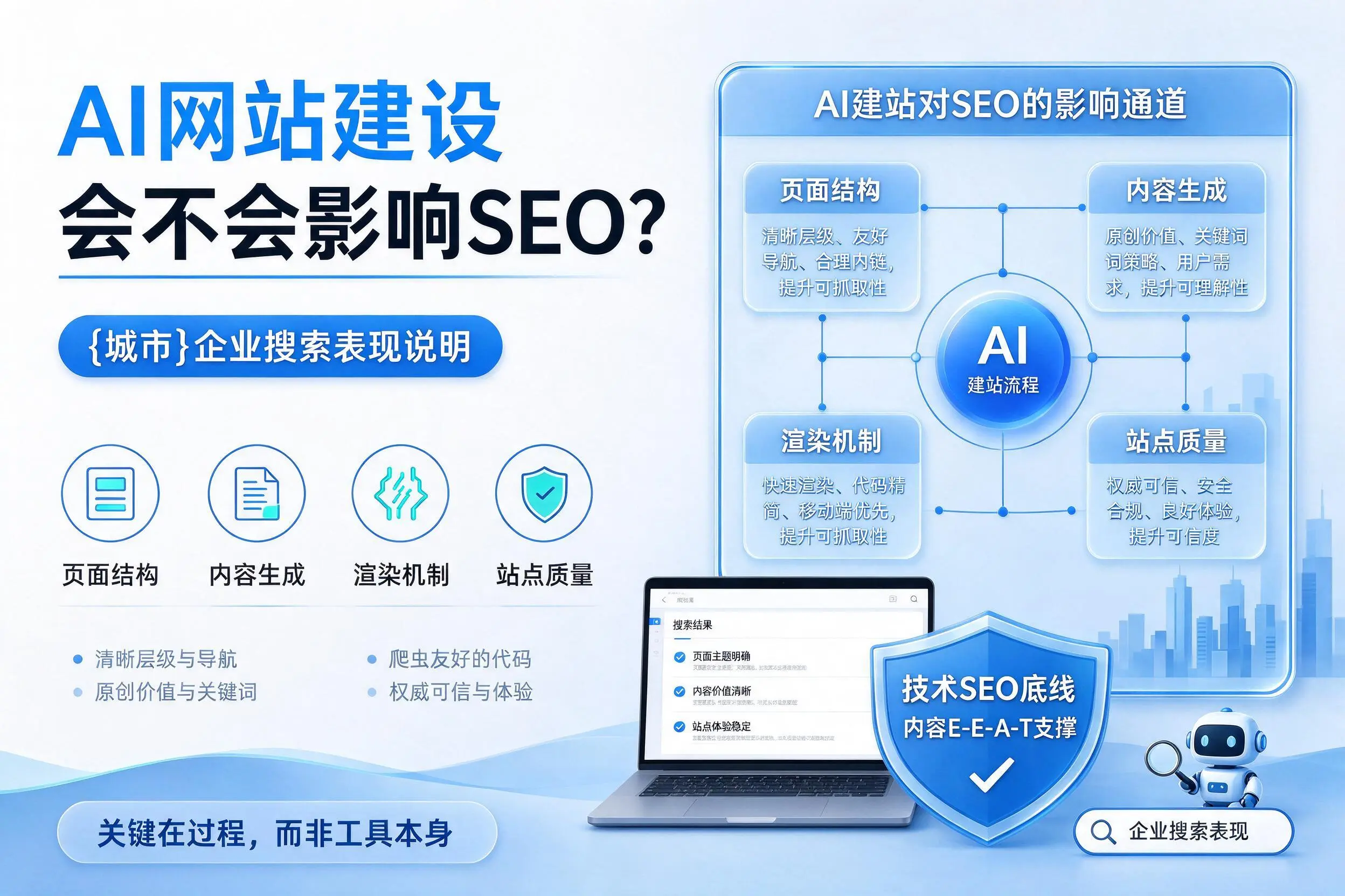 AI网站建设会不会影响SEO？拉萨企业搜索表现说明