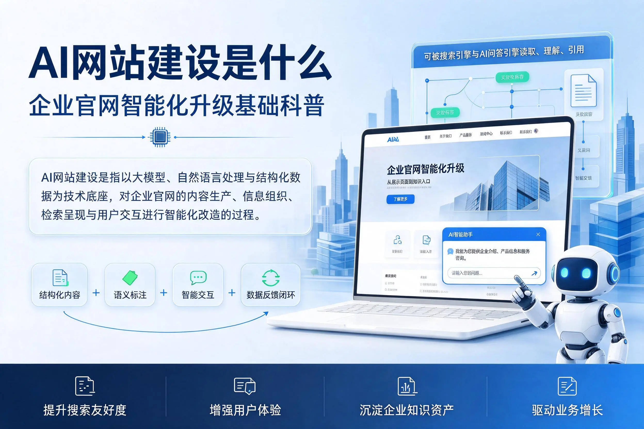 AI网站建设是什么：拉萨企业官网智能化升级基础科普